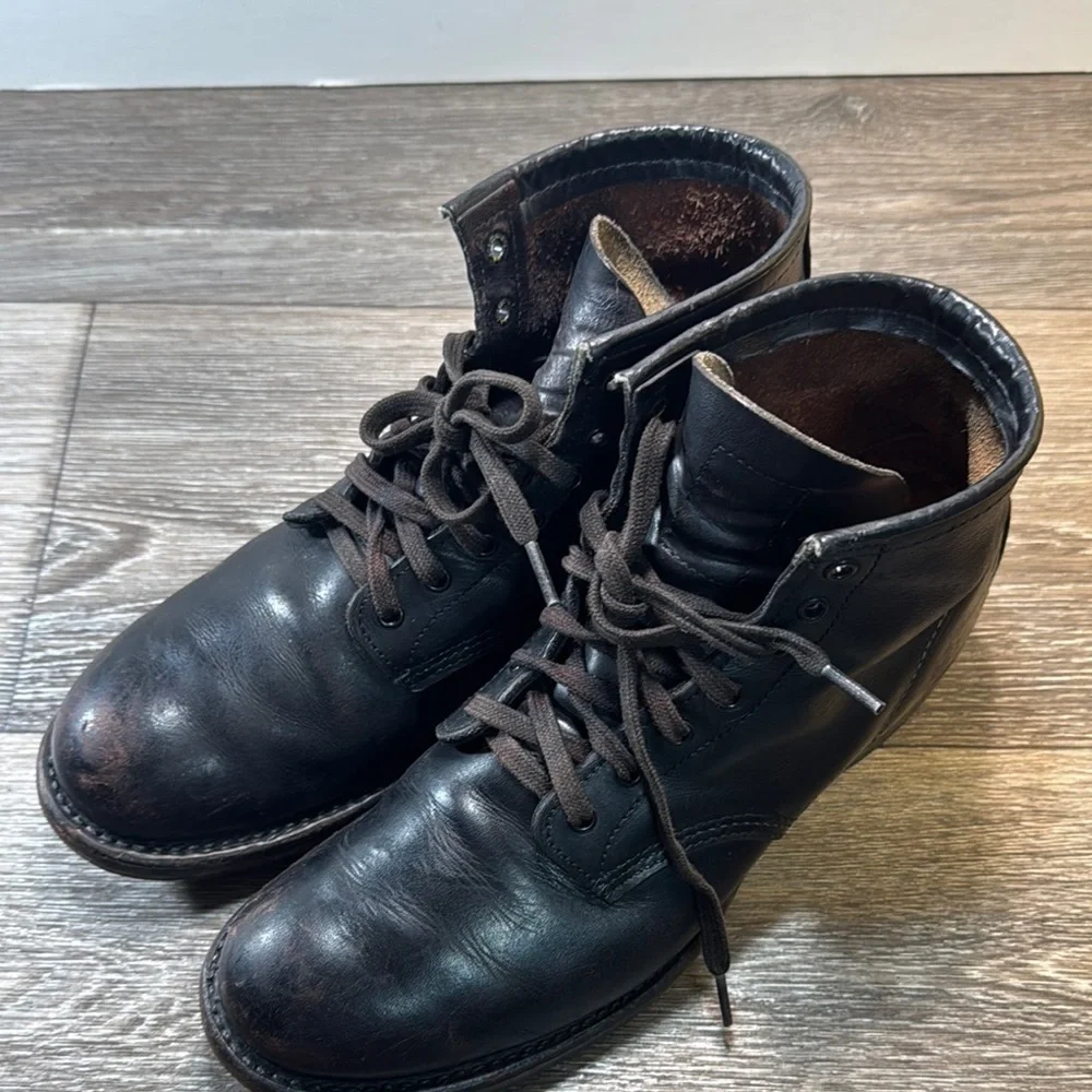 Vintage Red Wing Beckman 9011 Leather Boots men’s size 9.5 D   (B214)